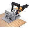 ieLsngai Fresa a tasselli, 760 W, 220 V, fresatrice per legno, fresatrice per legno e lavorazione del legno, fresa per scanalature Tenoning, angolo e profondità regolabili, 11600 giri/min