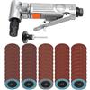 BINGNU Mini 1/4 Air Angle Die Grinder 90 Gradi Pneumatico Rettifica Lucidatrice Mulino Macchina for Incidere Intaglio Tool Kit Con Dischi Abrasivi per lucidatura(With 51pcs set)