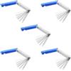 LIGIGWASH Kit Pulitore per Ugelli Fornelli a Gas 5 Pezzi in Acciaio Resistente per Manutenzione Casa e Professionisti, Strumento Multiuso per Irrigatori, Carburatori e Soffioni
