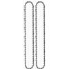 DORFEY Lama for motosega a gas da 16 64 DL, passo 0,325, denti guida 0,058, taglienti arrotondati, seghe for il taglio del legno(2pcs 16-inch Chain)