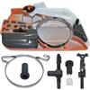 LIWaaGe Adatto for motosega Hus 445, freno for motosega, frizione, cinghia, regolatore del giunto del ginocchio, kit manicotto guida