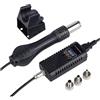 CCZRD Stazione Di Saldatura For Rilavorazione Micro Pistola Ad Aria Calda Da 700 W, Asciugacapelli Digitale A LED For Strumenti Riparazione E, Termica Riscaldamento rapido(C)