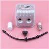 DORFEY Marmitta di scarico adatta for hu 435 440 445 445E 450 Filtro carburante Tubo Pompa di innesco Candela Ricambio for motosega
