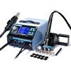 Jolre Stazione di saldatura ad aria calda SMD 992DA+ per saldatura a pistone, 4 in 1, stazione di saldatura ad aria calda, stazione di saldatura digitale LCD per saldatura, 780 W 220 V.