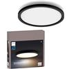 Philips Hue Aurelle White Ambiance Smart Lighting, Pannello Rotondo 24.5W, 39.5cm, Nero, Compatibile Bluetooth, Controllo Vocale con Alexa, Google Assistant e Apple Homekit, Nuova Generazione