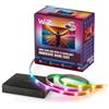 WiZ HDMI Sync Box con retroilluminazione TV, sincronizza la luce con film, giochi e musica, HDMI 2.0, Striscia LED RGBIC per TV da 75-85 pollici, controllo con App, compatibile con Google e Alexa