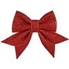 Krist+ Set Decorazioni Natalizie Fiocco 2 Pezzi Rosso polistirene (17 x 2,5 x 13 cm)