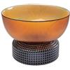 KARE Vaso di design Marvelous Duo Amber, vaso decorativo grigio, 22 cm