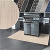 casa pura Tappeti Vinile Protettivi - Tappeto per Barbecue con Design Antimacchia, Ignifugo - Tappeto Salvapavimento Multifuzione, Interno, Esterno - 17 Tonalità e 3 Misure - 90x120 cm - Palermo
