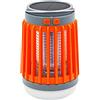 LaoZan Lampada Antizanzare Zanzariera Elettrica Anti Zanzare USB con Luce Elettrico Trappola per Esterno Interno Giardino Campeggio (Arancione#2,13 * (6.8-8) cm)
