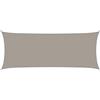vidaXL Vela Parasole 160 g/m² Rettangolare Grigio Chiaro 2x5 m in HDPE, Vela ombreggiante, Ombra da Patio, tettoia ombreggiante, Vela da Giardino