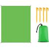 FANSU Coperta Picnic Impermeabile, 200x200Anti Sabbia Telo Mare Grande, Portatile Telo Picnic Telo Mare Grande per Spiaggia,Campeggio,l'Escursionismo,Viaggi (150x200cm,Verde)