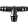 ALFA Network Alfa 10 Pezzi 20 MM X 3/4 X 20 MM - T 90° Raccordo PORTAGOMMA E Filetto IRRIGAZIONE Giardino 14030