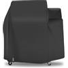 Blackhoso Copertura per affumicatore a pellet da 150 cm, 600D, adatta per 7190 Weber Smokefire EX4 22510001, resistente e impermeabile, accessori per griglia a pellet Weber da 61 cm