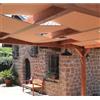 TENDAGGIMANIA Fascia Ombreggiante per Pergola in Tessuto TEMPOTEST - Misura L.34CM X H.400CM - Teli per Pergolati onde SU MISURA