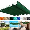 ZFEBHMY Tenda Parasole Retrattile, Esterno Impermeabile Tenda da Sole A Filo Scorrevole con Occhielli e Corda, Crema Solare Vela Parasole A Onda Retrattile per Terrazze e Cortili-Dark green||70x300cm