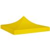 Yongdu Tetto per Tendone da Festa,Ricambio Copertura Gazebo, Telo Impermeabile Ricambio per Gazebo,Tetto per Tendone per Feste 3x3 m Giallo 270 g/m²