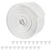 JISADER Cinghia in Vinile per Sedia, 2 di Larghezza x 10 Piedi di Lunghezza, in PVC, Facile da installare, Cinghie di Ricambio per mobili da Giardino per, Bianco