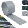UISEBRT 20 strisce frangivista in PVC rigido per recinzioni da giardino, 25 m x 19 cm (20 pezzi, grigio)