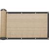 Rebecca Mobili Telo Frangivista, Copertura Recinto, Hdpe, Beige, Con Occhielli Rinforzati, Per Giardino Terrazzo - Misure HxL: 1,5 x 10 mt - Art. RE6706