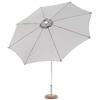 My garden IFUORICASA Ombrellone Palm Beach, Bianco, Diam. 3 m,