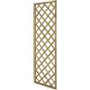 VERDELOOK | Grigliato Rettangolare, 60x180 cm, Steccato in Legno impregnato in Autoclave, Pannello griglia per arredo Esterni, Decorazione Giardino e terrazzo