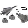 perfektGarten Set mandrino lama 122 CM compatibile con Alpina Castel Garden Dino Efco John Deere Stiga