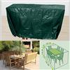 STI Telo Copritavolo Rettangolare Colore Verde NR12 240x160cm Altezza 90cm TagliaL