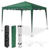 Juskys Gazebo pieghevole Vivara 3x3 m - Gazebo regolabile in altezza, UV50+ & impermeabile - Tenda da giardino con borsa - Verde
