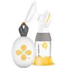 Medela Estrattore di latte elettrico Solo - notevolmente più silenzioso, ricaricabile tramite USB, con imbuto PersonalFit Flex e tecnologia di estrazione a 2 fasi di Medela