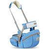 SONARIN Multifunzionale Hipseat Marsupio,Ergonomico Neonati Marsupio Supporto del Sedile Portantina Bebè Seggiolino con Cintura di Sicurezza & Tracolla per Neonato Bambino 0-24 Mesi(Azzurro)