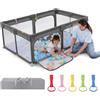Dripex Box per Bambini Recinto Neonato - Medium - Grigio Scuro
