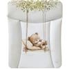 Ceba Baby® Fasciatoio Materassino - Fasciatoio neonato morbido - Cuscino Fasciatoio Lavabile per bambine e bambini - certificato Öko-Tex - impermeabile - 70x50 cm Orsetto sull'altalena