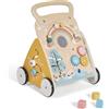 MS BabyWorld - Montessori MIMO - Primi Passi in Legno per Bambini | Carrello Primi Passi con Giochi e Attività | Per Imparare a Camminare | Da +12 Mesi