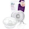 PHILIPS Copertura del capezzolo Philips Avent - Forma a contatto con la pelle - Protezione per le verruche irritate - Progettato per facilitare l'aspirazione - Custodia igienica - SCF153/03