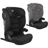 MS BabyWorld - BETA e ALPHA - Seggiolino auto Isofix Gruppo 2/3 e seggiolino rialzato convertibile | 15-36 kg | 100-150 cm | Cintura di sicurezza | Per neonati e bambini piccoli (Beta Nero)