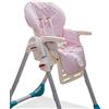 Italbaby Copertura in spugna per seggiolone, bianco/rosa, multicolore, taglia unica