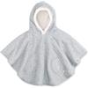 BEMINI Poncho da viaggio Pady quilted + Teddy Mix grigio