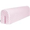 Babysanity Paracolpi Lettino Neonato Cuscino Riduttore Lettino Protezione Letto (90 Cm, Minky Rosa)