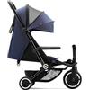 smarTrike Traveler - Passeggino attivo per bambini dai 4 mesi ai 6 anni, colore: Blu notte