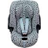 JYOKO KIDS Fodera per seggiolino auto in cotone compatibile con Cybex Aton Cloud-Q-M-2-4-5 (CLOUD Q-M, Black Star)