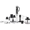 Sencor Frullatore ad Immersione Multifunzione Ultra-Potente 10 in 1, 1500W, Tecnologia QuadBlade in Titanio, Controllo della Velocità Continuo, Manico Ergonomico, Accessori Completi, Nero [SHB 6552WH]