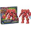 Hasbro Marvel Hasbro Avengers Mech Strike Monster Hunters Hunter Suit Iron Man, Figura Deluxe in scala 20 cm, dai 4 anni in su, multicolore (F5073)