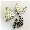 EPTNNASO Alluminio F/R Shock Mount Argento per LOSI 1/8 LMT Solid AXLE 4WD LOS244007