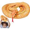 Generic Peluche Serpente Gigante - Serpente Di Peluche Gigante, Simpatico Peluche Serpente | Giocattolo Serpente Di Peluche Gigante, Animale Farcito Di Serpente Grande, Giocattolo Di Peluche A Forma Di Serpen