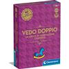 Clementoni - Vedo Doppio Deluxe, Trova le Illustrazioni in Comune, Mazzo di 40 Carte, Gioco da Tavolo Divertente per Bambini 5+ Anni, 2-6 Giocatori, Idea Regalo, Made in Italy, Lingua Italiana, 16757