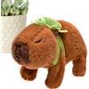 Generic Peluche Capibara, peluche Capibara, giocattolo elettrico che cammina, bambola interattiva, grazioso peluche Capibara elettrico con zaino a forma di tartaruga, può camminare e imitare i movimenti del C