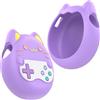 Generic Custodia protettiva per animali domestici virtuale elettronica, custodia protettiva per Tamagotchi Paradise, custodia protettiva in silicone resistente alle cadute (viola)