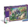 Clementoni - Puzzle per Bambini 104 Pezzi Supercolor, per Bambini 6+ Anni, Illustrazione con Personaggi di Unicorn Academy, Idea Regalo, Made in Italy, 38x27 cm, 25093