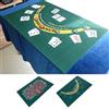 Ahuuen Tappetino Per Poker A Doppia Faccia | Tappetino Da Poker | Tovaglia Da Gioco Double Face | Superficie In Feltro Collezione Casinò | Tappetino Roulette Per Feste A Tema E Serate Di Poker